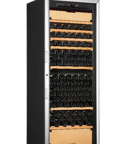 grande cave à vin oxygen multi-usages porte vitrée 3 compartiments