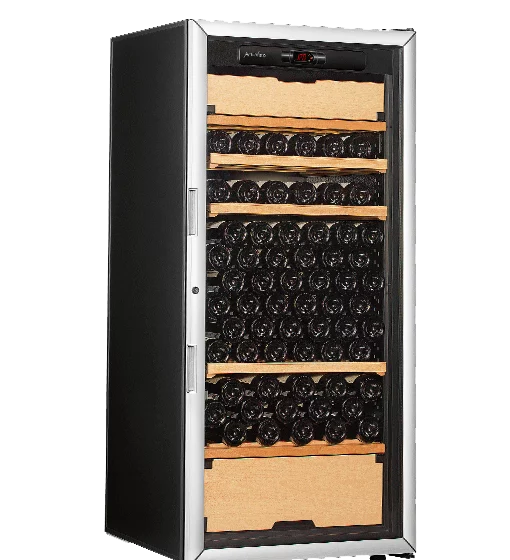 cave à vin multi-fonctions oxygen taille M porte vitrée 3 compartiments artevino