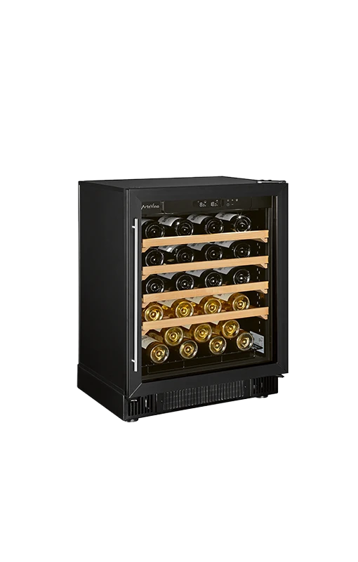 Cave à vin de service compact cosy COSYPMT multi-température - fond transparent