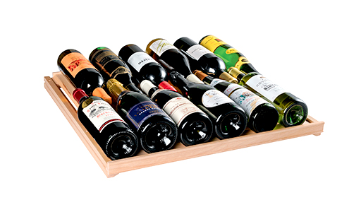illustration clayette bois pour rangement des bouteilles de vin