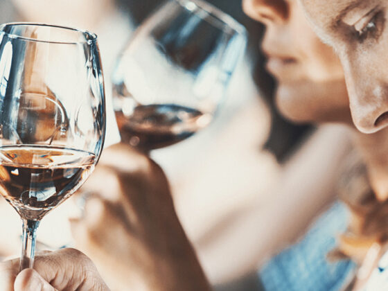 Illustration dégustation de vin et le lexique