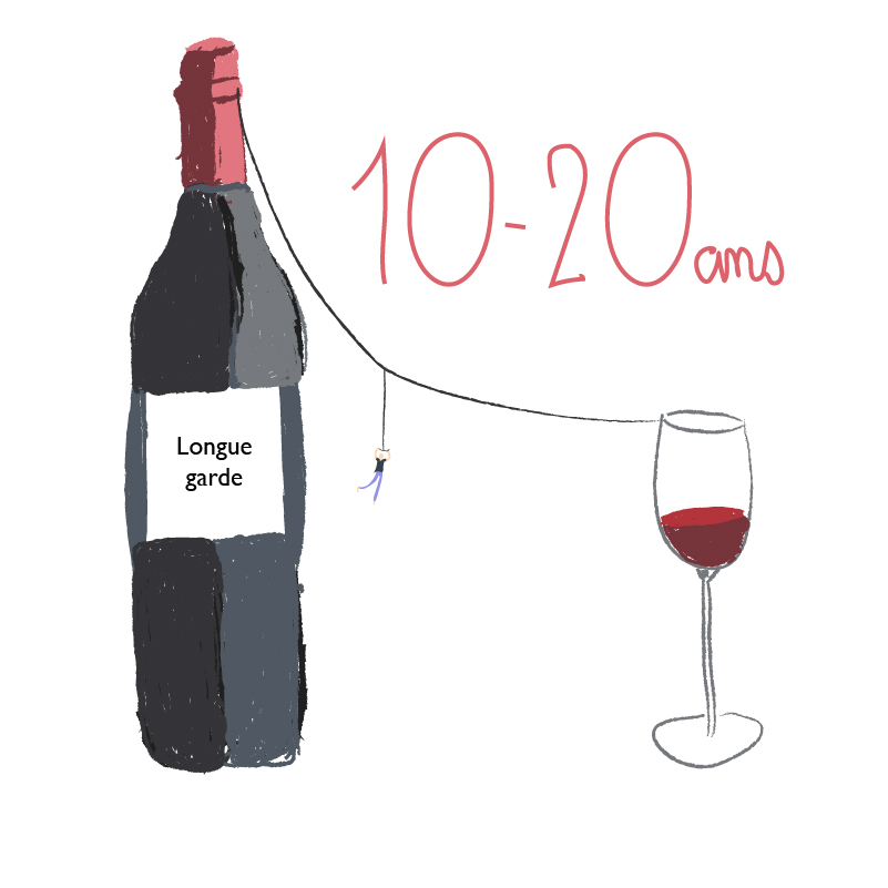 Illustration vin de garde 5 à 10 ans